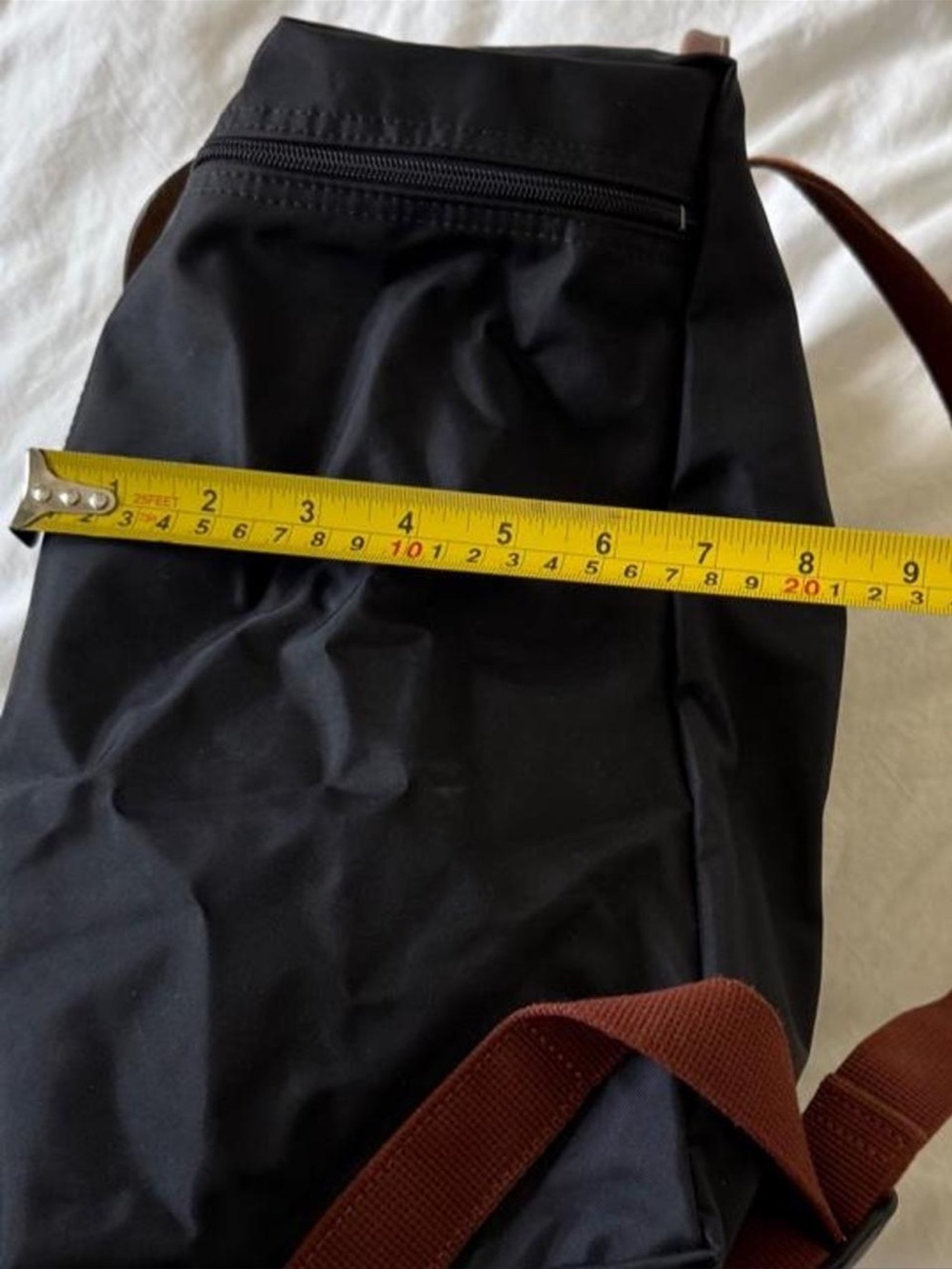 Longchamp le pilage black backpack - Picture 3 of 8